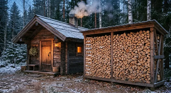 Укладка дров в Рязани, улица Садовая, 32